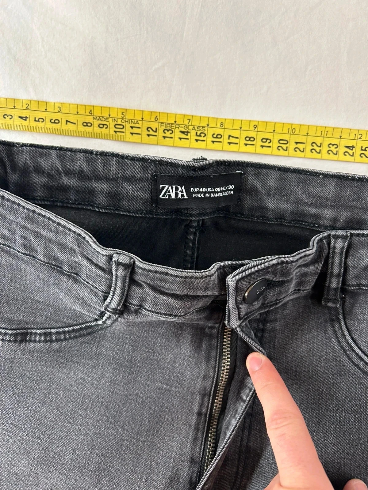 Jeans slim preto Zara – photo 7